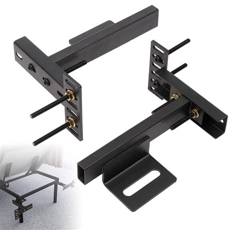 metal bracket come with headboard|footboard brackets for adjustable bed.